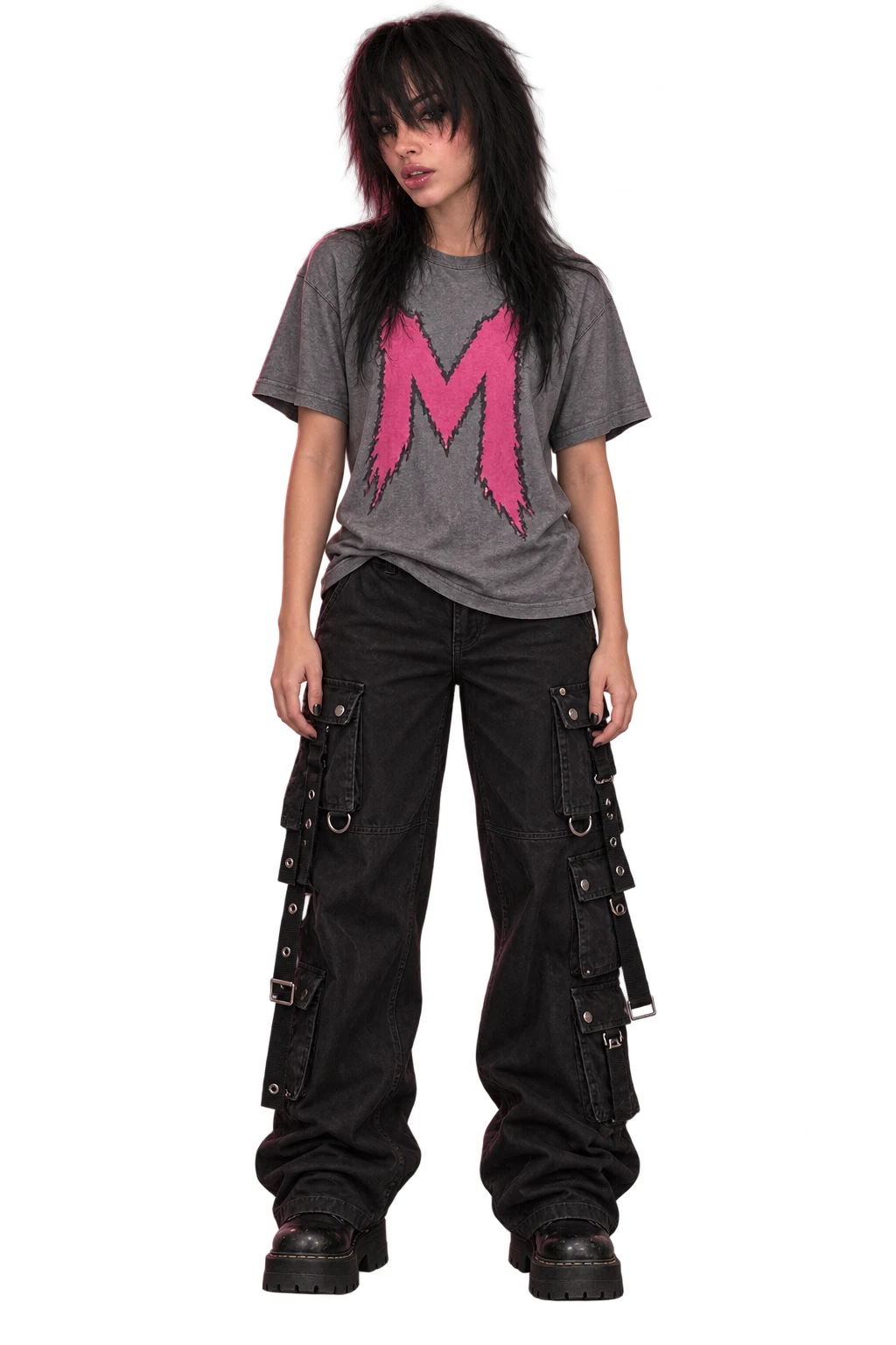 Erika in her signature outfit